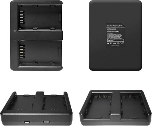 NPX-108 Dual Battery Charger Compatible for Camera RX200 4500mAh NPX-108 Big Capacity Camcorder Battery Pack Rechargeable Battery (No Cable) in Saudi Arabia