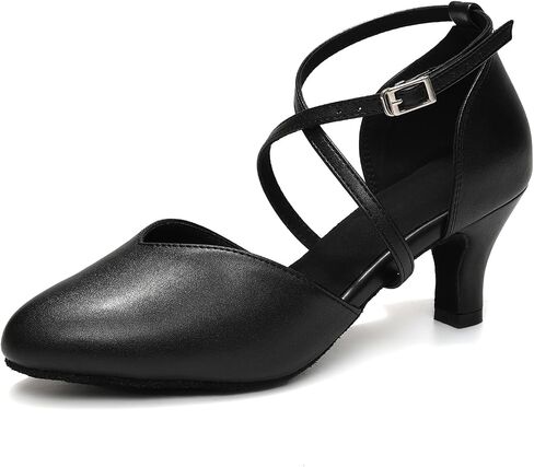 Women Ballroom Dance Shoes Closed Toe Performence Practice Tango Modern Waltz Latin Salsa Dance Shoes,Model L666 in Saudi Arabia