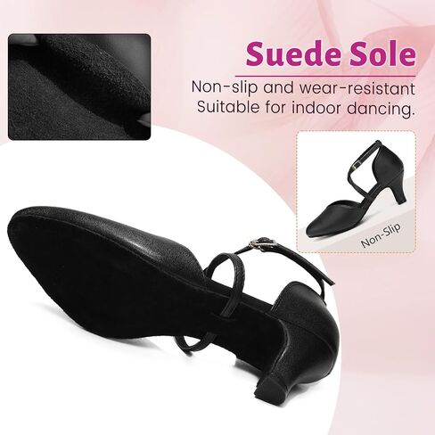 Women Ballroom Dance Shoes Closed Toe Performence Practice Tango Modern Waltz Latin Salsa Dance Shoes,Model L666 in Saudi Arabia
