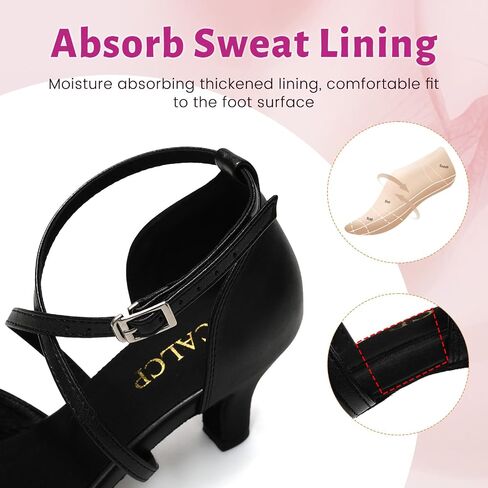 Women Ballroom Dance Shoes Closed Toe Performence Practice Tango Modern Waltz Latin Salsa Dance Shoes,Model L666 in Saudi Arabia