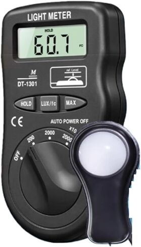 الإضاءة الرقمية DT-1301 مقياس الضوء الرقمي المحمول in Kuwait