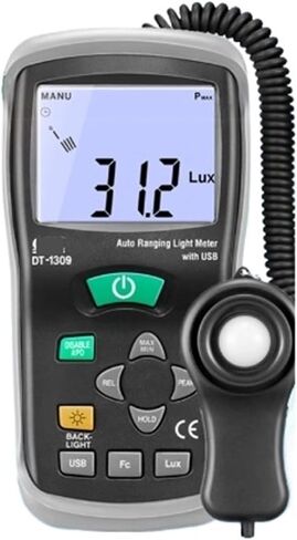 Digital Illuminance DT-1309 Light Meter PAR Meter in Saudi Arabia