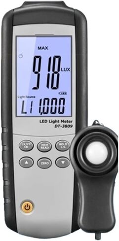 Digital Illuminance DT-3809 Light Meter PAR Meter in Saudi Arabia