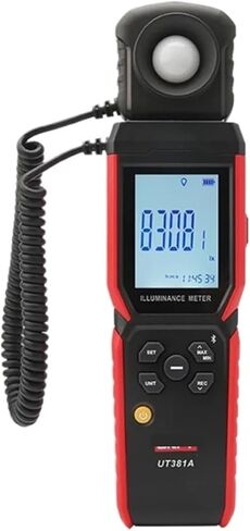 مقياس الإضاءة UT381A المتكامل والمقسم لإضاءة الضوء الرقمي 400000 Lx 37160 Fc Luxometer in Kuwait