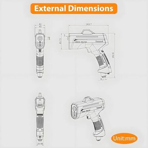 Cordless Anti-Static Ionizing Air Gun for Auto Painting, Electronics Assembly & Laboratory - Effective Antistatic Solution for Film Packaging & Surface Cleaning in Saudi Arabia