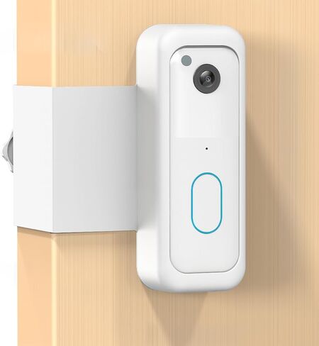 Blink Doorbell Mount, Anti-Theft Video Doorbell Door Mount Bracket,White | No Drilling, Not Block Doorbell Motion Sensor, Easy to Install, Fit for Blink Doorbell Camera (2nd Gen) in Saudi Arabia