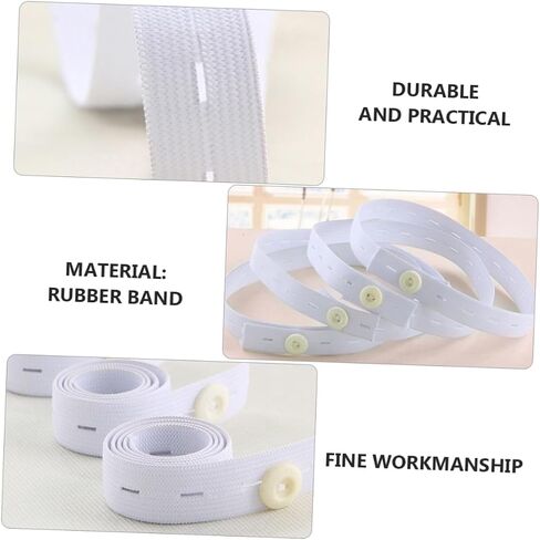 Toyvian 15Pcs Diaper Fastening Buckles Lightweight Nappy Holders for Boy Girl Elastic Diaper Belt with Multiple Buttonhole Design Diaper Fixed Buckle in Saudi Arabia