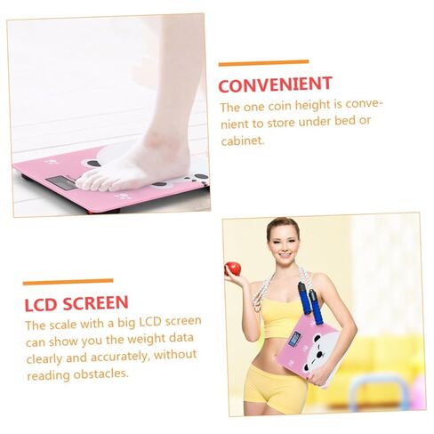 BESPORTBLE Digital Weight Machine Multi Functional Scale with High Precision Sensor Capacity for Adult Pet Bright LCD Display for Weight Reading at Any Angle in Kuwait