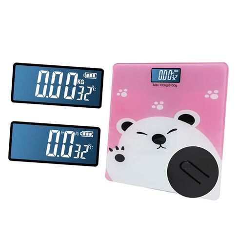 BESPORTBLE Digital Weight Machine Multi Functional Scale with High Precision Sensor Capacity for Adult Pet Bright LCD Display for Weight Reading at Any Angle in Kuwait