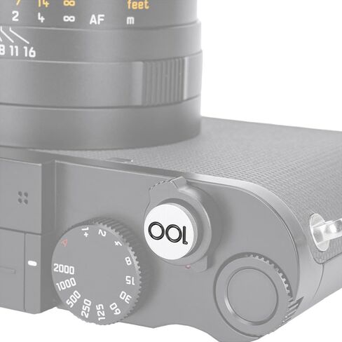 Camera Shutter Release Button Cap for Leica Q3 43 Q3 Q2 Q Q-P, Durable and Deformation Resistant, Provide Comfortable Pressing, Limited Edition for Leica 100th Anniversary - Silver in Saudi Arabia