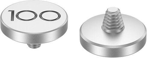 Camera Shutter Release Button Cap for Leica Q3 43 Q3 Q2 Q Q-P, Durable and Deformation Resistant, Provide Comfortable Pressing, Limited Edition for Leica 100th Anniversary - Silver in Saudi Arabia