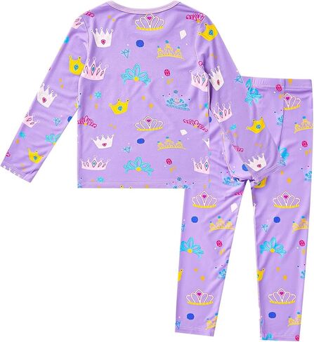 pureborn Baby Toddler Kids Viscose from Bamboo Pajamas Set Pjs 2pcs 18M-8Y in Kuwait