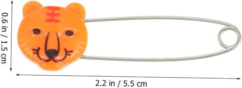 30pcs Secure Newborn Diapers Plastic Head Safety Pins Long Safety Pin Safe in Saudi Arabia