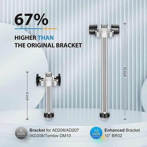 Microscope Kit Digital Microscope Aluminium Alloy Adjustable Holder Post Support BR02 Max 1.65" Diameter for DM10 AD206 Microscope Lens Adapters in Saudi Arabia