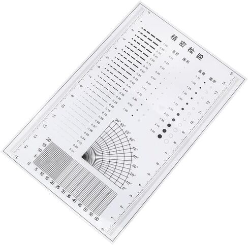 Joebo Microscope Kit Transparent Point Gauge Dots Line Compass Calibration Ruler Microscope Micrometer Appearance Microscope Lens Adapters in Saudi Arabia