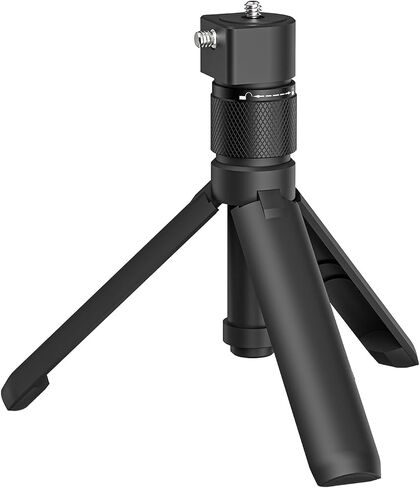 حامل ثلاثي القوائم وعصا سيلفي بمقبض دوار لكاميرا DJI OSMO 360 لـ Insta360 X4 X5 مع 1/4 براغي تتكيف مع معظم الكاميرات الرياضية للتصوير المحيطي (عصا سيلفي 1.2 متر + مقبض دوار) in Saudi Arabia