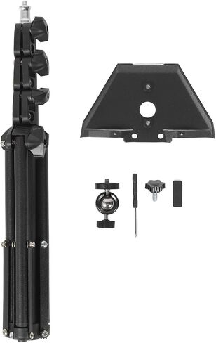 Fafeicy Rectangular Satellite Tripod Mount Adjustable for Outdoor Camping Travel with Pipe Adapter Height 20 to 51in in Saudi Arabia
