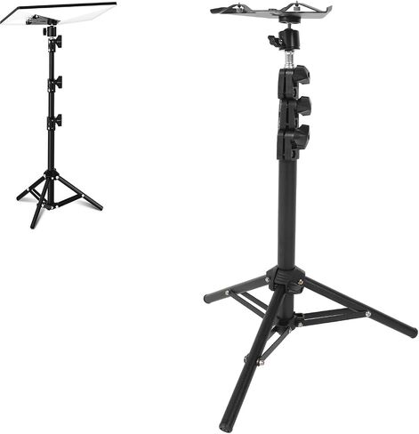 Fafeicy Rectangular Satellite Tripod Mount Adjustable for Outdoor Camping Travel with Pipe Adapter Height 20 to 51in in Saudi Arabia