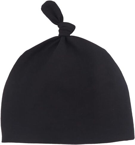 Silky Satin Lined Newborn Hat Hair Care Knot Beanie Hats for Infant Baby Boys Girls Caps 0-6 Months in Kuwait