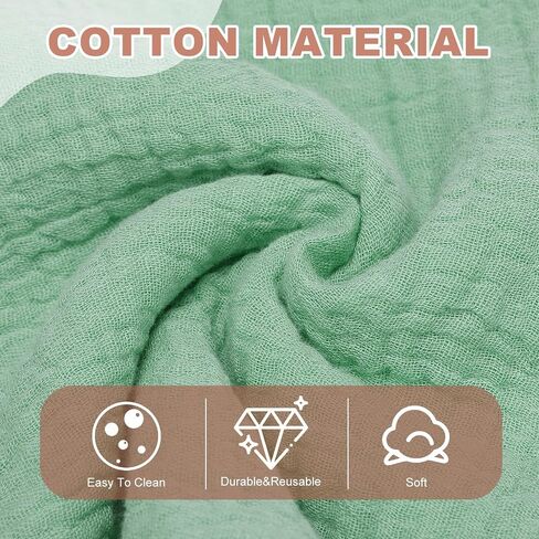 PATIKIL Bedside Hanging Bags, Cotton Milk Bottle Bib-Storage Bag 2 Pockets Nursery Organizer for Bed, Green in Saudi Arabia
