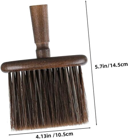 Alipis Multi-Functional Desktop Cleaning Brush with Wooden Handle Soft Bristle Desk Scraper for Window Gaps Keyboards and Car Dust Removal Tool in Saudi Arabia