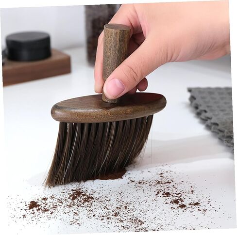 Alipis Multi-Functional Desktop Cleaning Brush with Wooden Handle Soft Bristle Desk Scraper for Window Gaps Keyboards and Car Dust Removal Tool in Saudi Arabia