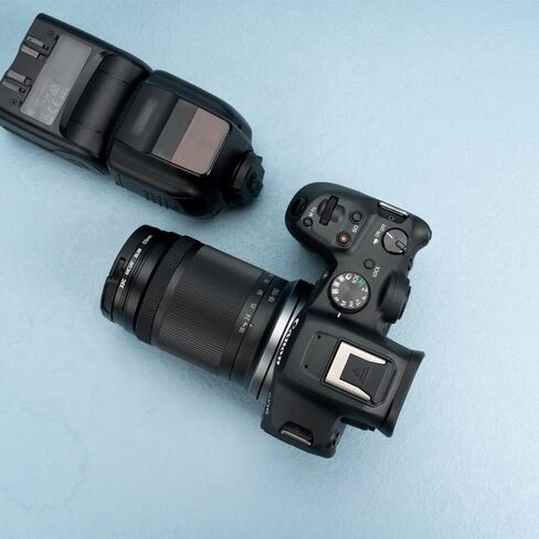2 حزمة كاميرا وفلاش غطاء الحذاء الساخن لكانون Speedlite EL-1 EL-100 600EX II 430EX III على كاميرا Canon EOS R8 R50 R6 Mark II R10 R7 R5 C R5C R3 بدون مرآة in Saudi Arabia