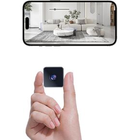 2025 Upgraded Hidden Camera Indoor,1080P HD WiFi Camera for Home,Suitable for Home Offices, Camer with Night Vision, for Indoor and Outdoor Safety,Real Time Record Surveillance-Black in Saudi Arabia
