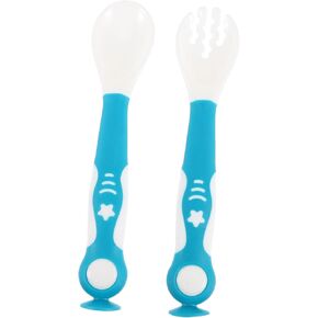 1Set Portable Flexible Soft Utensils for Safe for Independent Eating Tableware for Food and Purees in Saudi Arabia