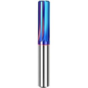 HRC65 3.0mm-20.0mm Tungsten Steel Machine Reamer Carbide Blue Nano Coating Straight Shank H7 High-Precision Reamer Tools(6x60x100x6TxH7) in Kuwait