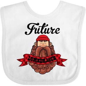 inktastic Future Lumberjack Baby Bib in Kuwait