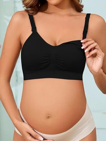 Soft Nursing Bras for Women – Front Closure, Adjustable & Breathable for Breastfeeding Moms in Saudi Arabia