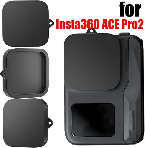 ل Insta360 Ace Pro 2 كاميرا رياضية واقي عدسة قبعات الغبار المطاط قذيفة مقاومة للخدش الغطاء الواقي in Saudi Arabia