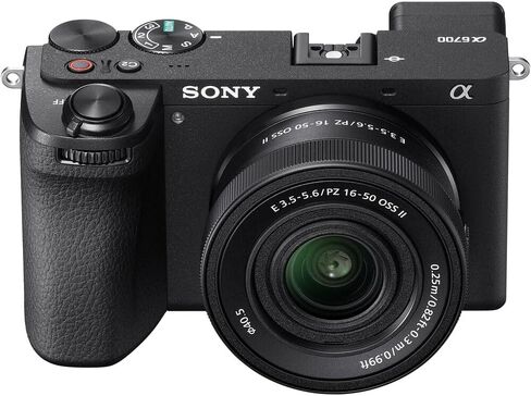 Sony a6700 Mirrorless Camera Bundled with Sigma 18-50mm f/2.8 DC DN Lens + 64GB Memory Card + Photo Starter Kit + Camera Case + Charger + 55mm Filter + Cleaning Cloth (8 Items) in Saudi Arabia