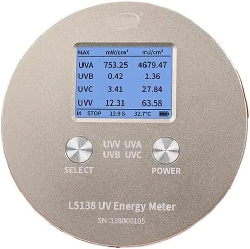 LS138 4-Channel UV Radiometer UVA UVB UVC UVV Intensity Meter High Precision Radiation Meters UV Radiometers for Curing Lamp in Kuwait