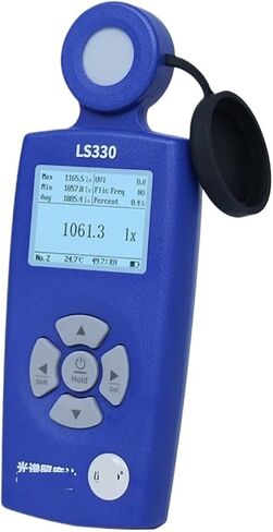 جهاز قياس الضوء الطيفي من لوكس مقياس Luxmeter منحنى جهاز اختبار لوكس الاحترافي لإضاءة النباتات LS330 in Saudi Arabia