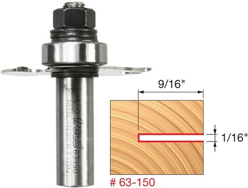 Freud 63-150: 9/16" Depth Slotting Cutter Set with 1/2" Shank, 1/16" Carbide Height in Saudi Arabia