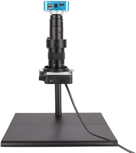 Microscope Kit HDMI USB Digital Video Monocular Microscope Camera 180X C-Mount Lens Microscope Lens Adapters in Saudi Arabia