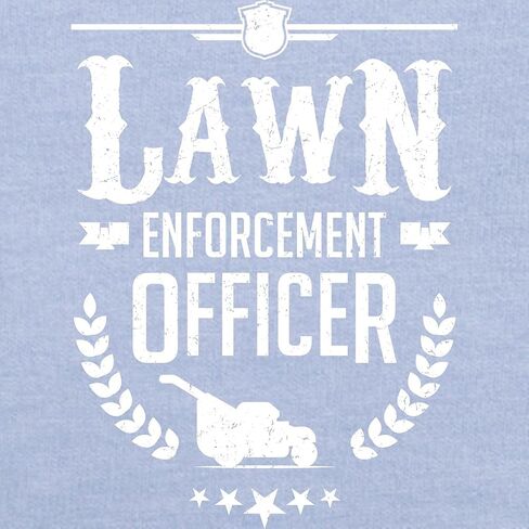 تي شيرت CafePress Mower Gardener Mowing Lawn Enforcement Off تي شيرت لطيف للأطفال الصغار، 100% قطن in Kuwait