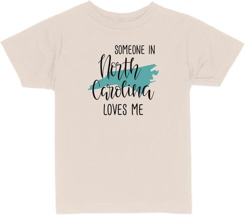 Someone in North Carolina Loves Me Toddler Kids T-Shirt in Saudi Arabia