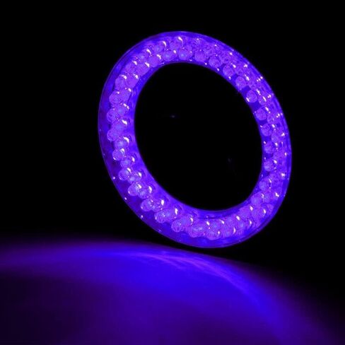 مجموعة ملحقات المجهر كاميرا إعداد الشرائح 395 ~ 400 نانومتر 60 قطعة LED مجهر الأشعة فوق البنفسجية حلقة الضوء الأرجواني اللون حلقة مصباح 110 فولت-240 فولت لملحقات المجهر المجهر in Saudi Arabia