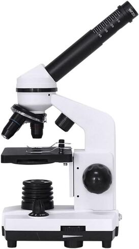 Microscope Kit 40X-1600X Student Monocular Microscope, with LED Illumination Microscope Lens Adapters in Saudi Arabia