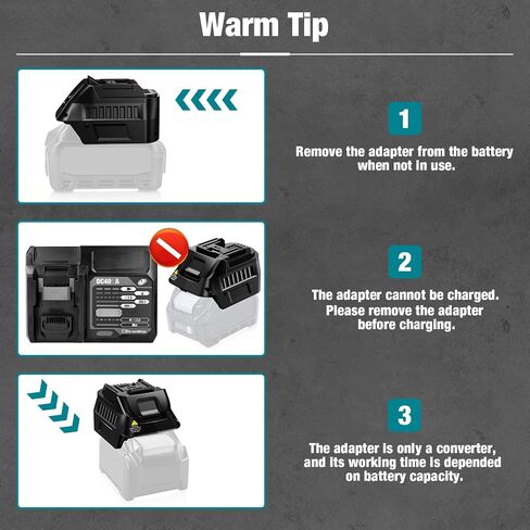 for Makita 40V to 18V Battery Adapter,for Makita 40V Battery Convert to Work for 18V Cordless Power Tool in Saudi Arabia