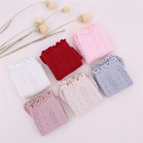 Baby Girl Kids Ruffle Socks Infant Toddler Frilly Seamless Socks Little Princess Dress Uniform Stockings in Saudi Arabia