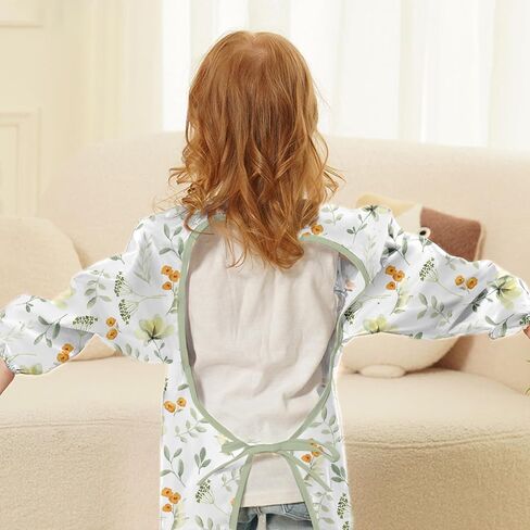 2-Pack Long Sleeve Baby Bib,Coverall Baby Bibs for Eating,Waterproof,Attaches to Highchair&Table,Ages 1 to 3 Years in Saudi Arabia
