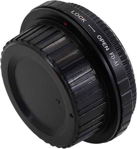 حلقة محول عدسة CASYDYEN FD-AI مع زجاج بصري + أغطية عدسة لعدسة Canon FD إلى محول تركيب الجسم Nikon AI DSLR التركيز اللانهائي FD-AI in Saudi Arabia