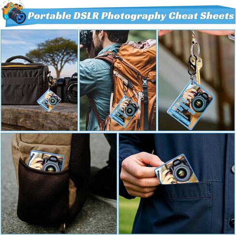 Photography Cheat Sheet for DSLR Camera Accessories,Quick Reference Cards Photographers Book for Beginners,Settings,Exposure, Modes,Composition,Lighting in Saudi Arabia