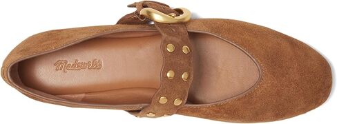 Madewell Womens Remy Mary Jane - جلد سويدي بحافة سكالوب in Saudi Arabia