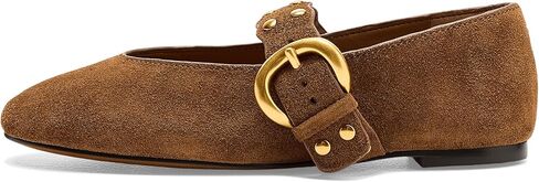 Madewell Womens Remy Mary Jane - جلد سويدي بحافة سكالوب in Saudi Arabia