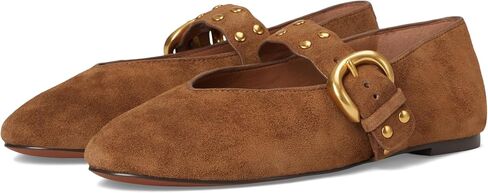 Madewell Womens Remy Mary Jane - جلد سويدي بحافة سكالوب in Saudi Arabia
